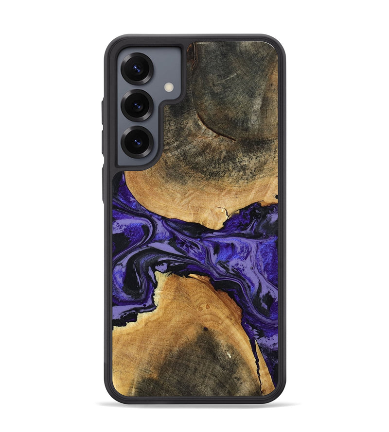 Galaxy S25 Plus Wood Phone Case - Tracey (Purple, 801619)