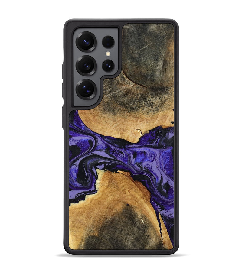 Galaxy S25 Ultra Wood Phone Case - Tracey (Purple, 801619)