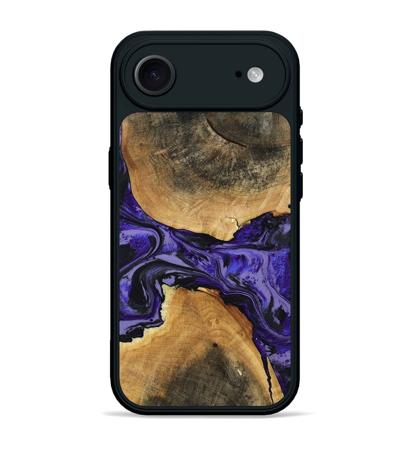 iPhone 17 Air Wood Phone Case - Tracey (Purple, 801619)