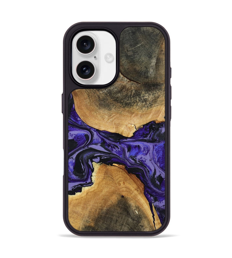 iPhone 17 Wood Phone Case - Tracey (Purple, 801619)