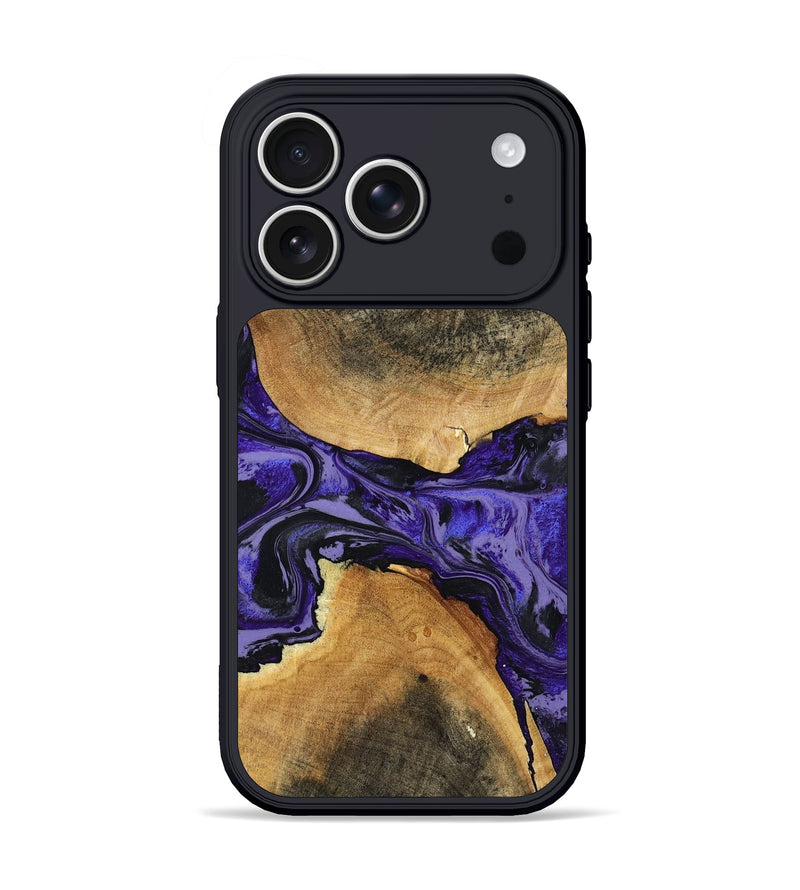 iPhone 17 Pro Wood Phone Case - Tracey (Purple, 801619)