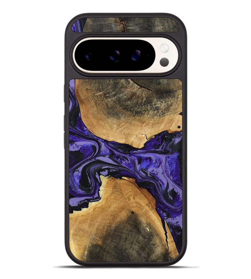 Pixel 9 Pro XL Wood Phone Case - Tracey (Purple, 801619)