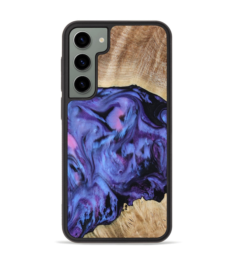 Galaxy S23 Plus Wood Phone Case - Jill (Purple, 801621)