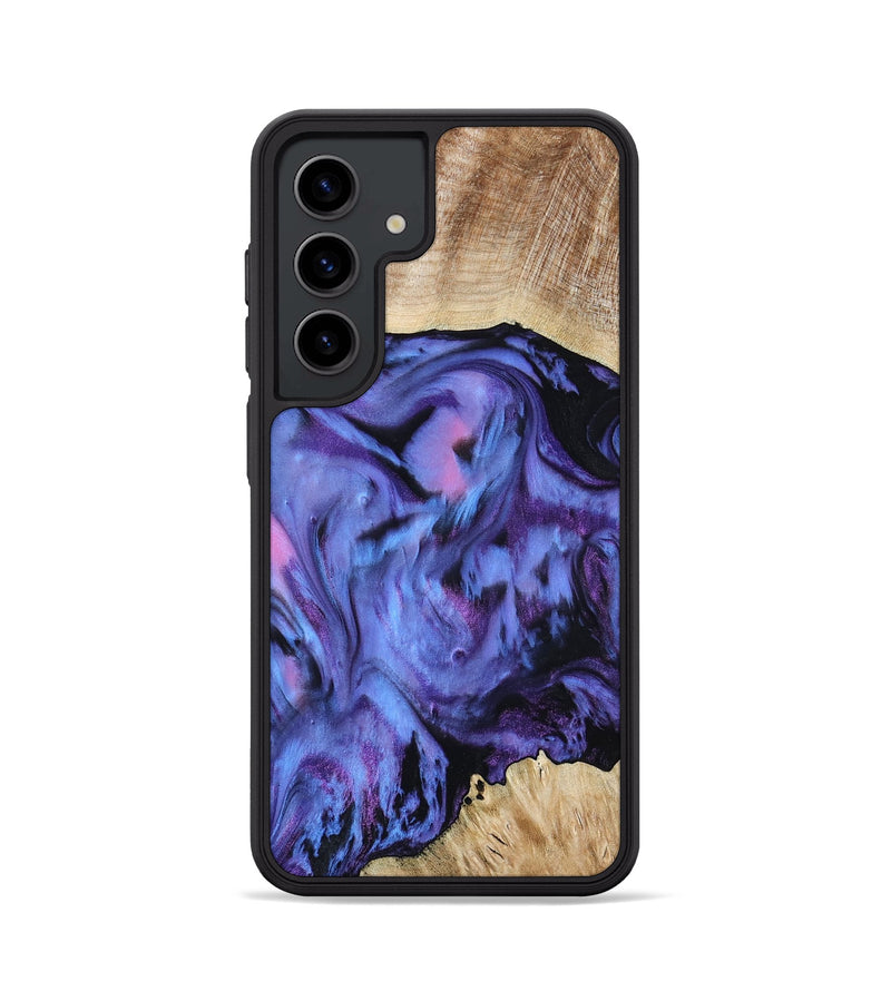Galaxy S24 Wood Phone Case - Jill (Purple, 801621)