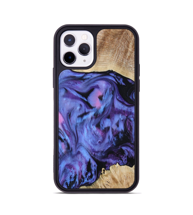 iPhone 11 Pro Wood Phone Case - Jill (Purple, 801621)