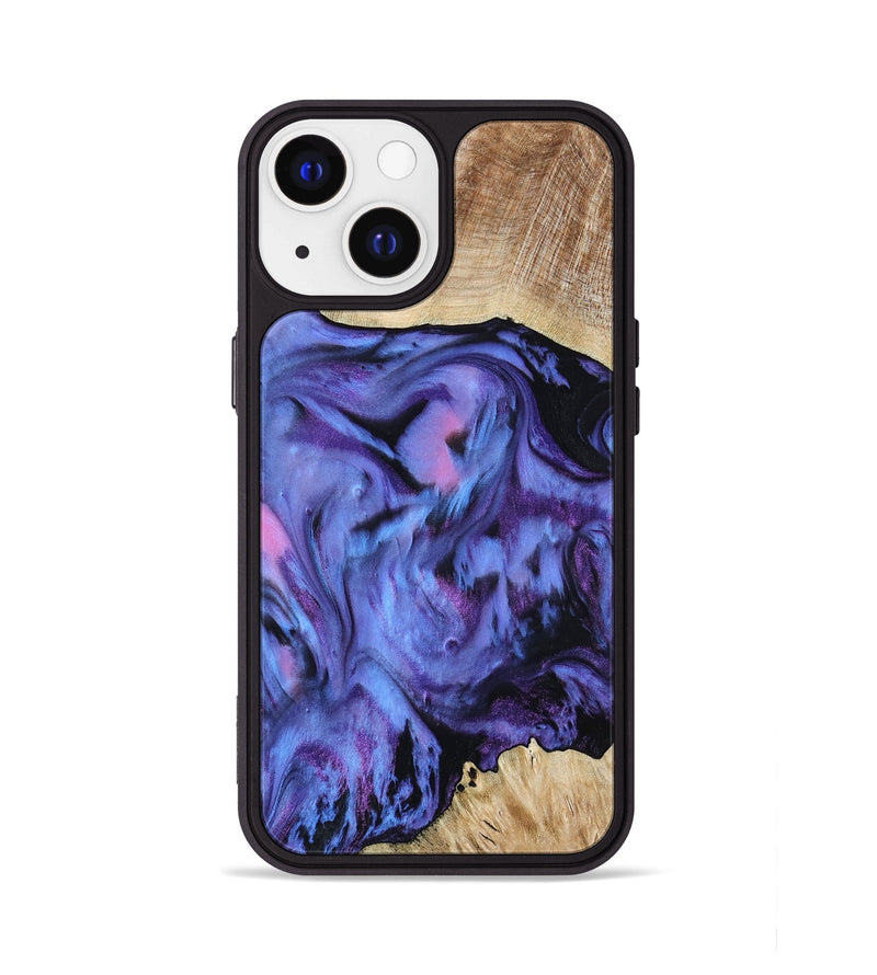 iPhone 13 Wood Phone Case - Jill (Purple, 801621)