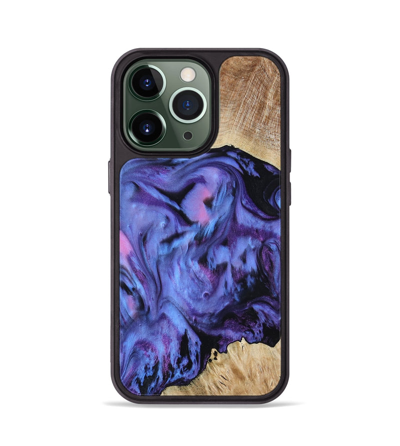 iPhone 13 Pro Wood Phone Case - Jill (Purple, 801621)