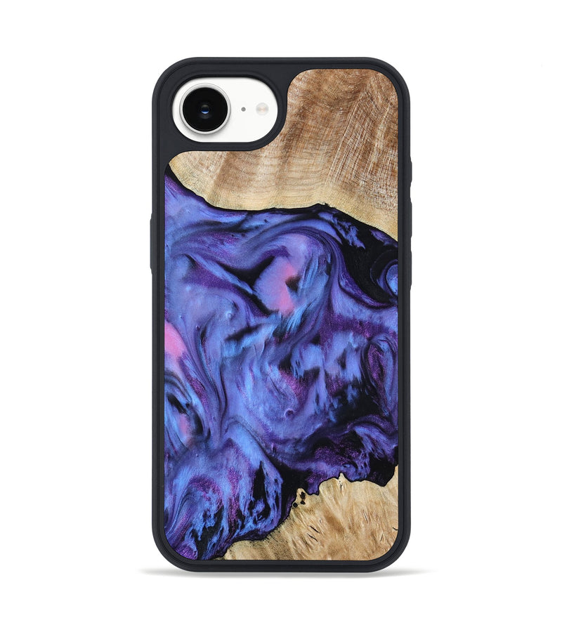 iPhone 16e Wood Phone Case - Jill (Purple, 801621)