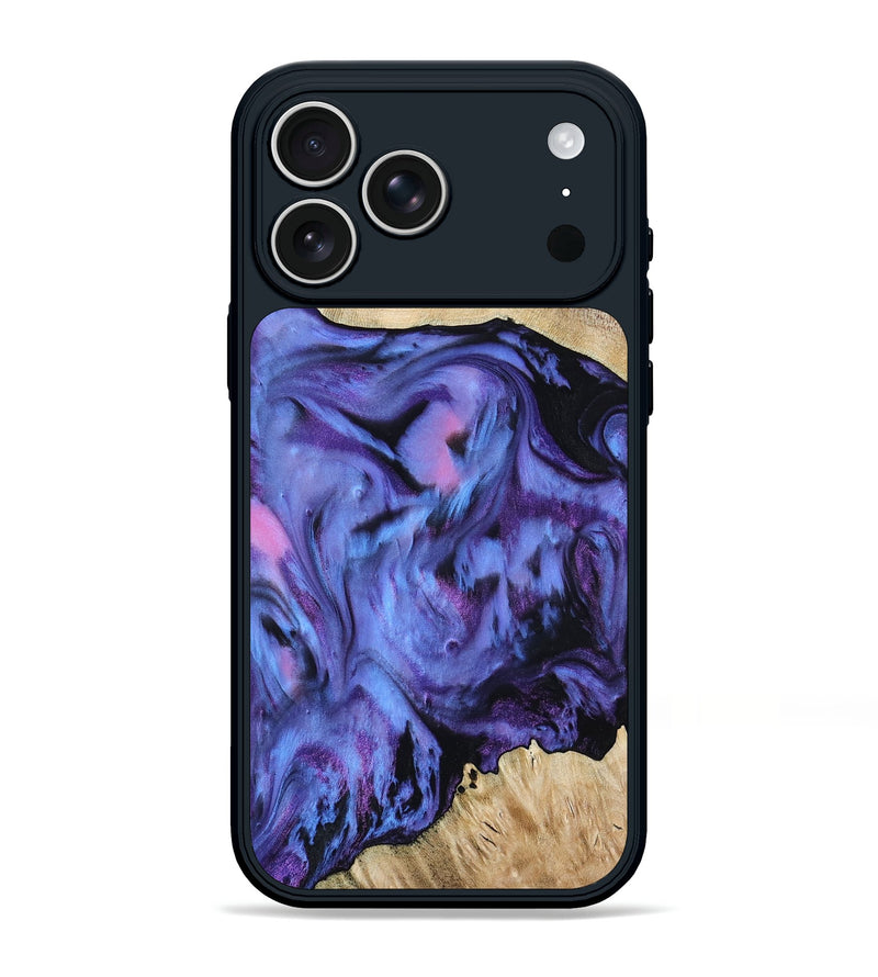 iPhone 17 Pro Max Wood Phone Case - Jill (Purple, 801621)