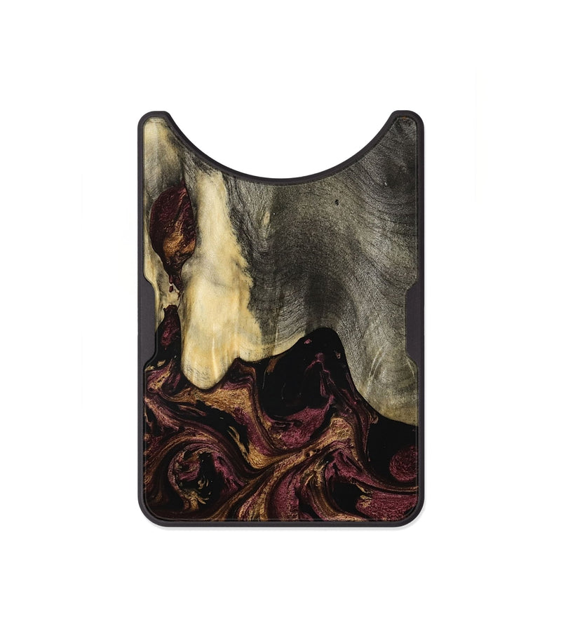 Alloy Wood Wallet - Rosina (Purple, 801622)