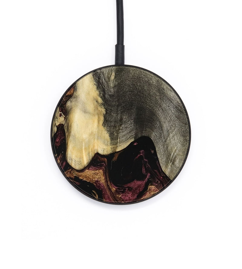 Circle Wood Wireless Charger - Rosina (Purple, 801622)
