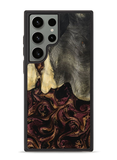 Galaxy S23 Ultra Wood Phone Case - Rosina (Purple, 801622)