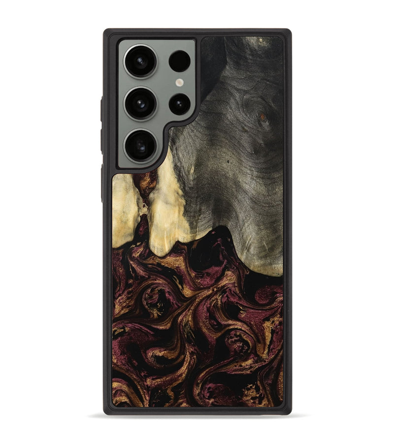 Galaxy S23 Ultra Wood Phone Case - Rosina (Purple, 801622)