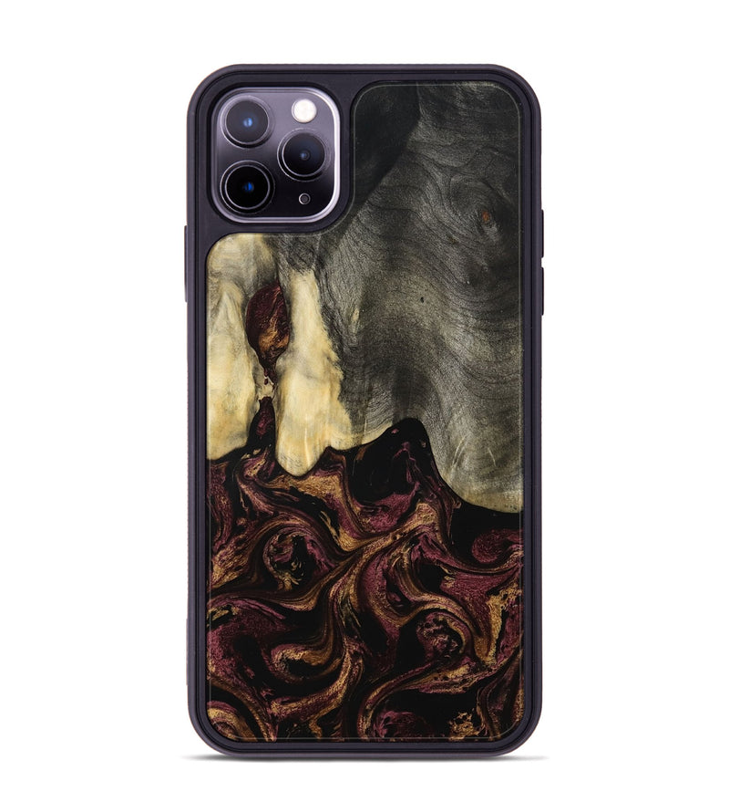 iPhone 11 Pro Max Wood Phone Case - Rosina (Purple, 801622)