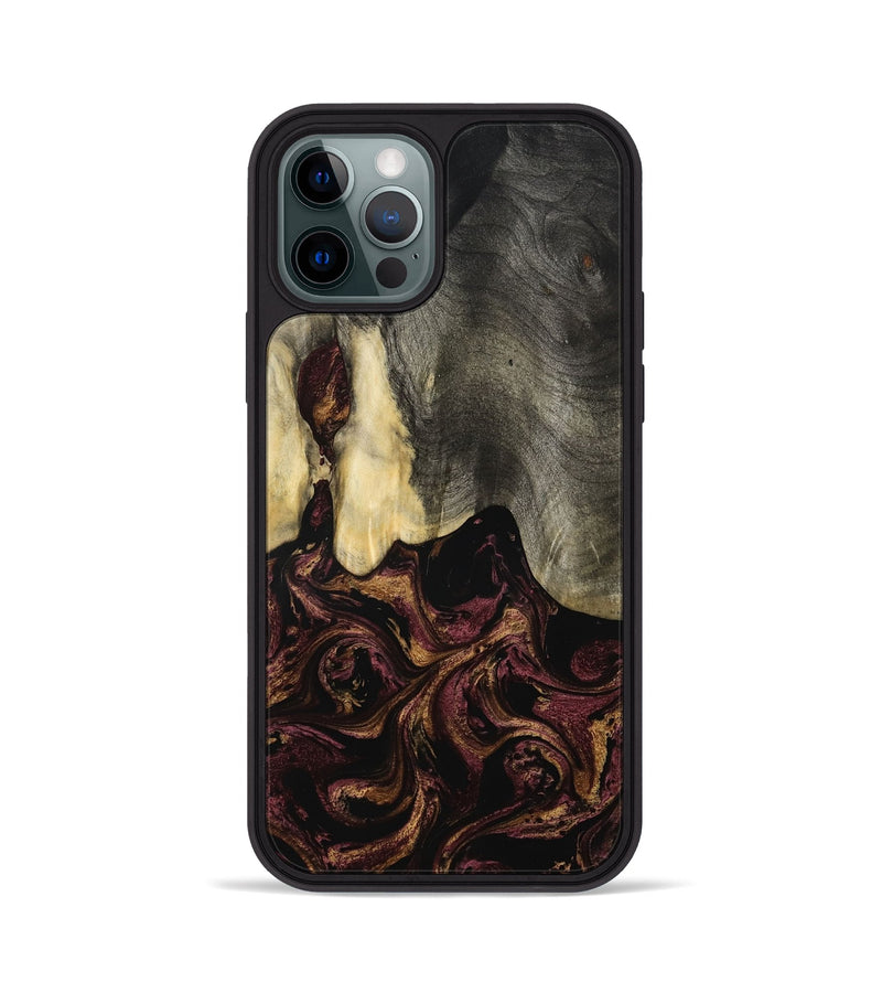 iPhone 12 Pro Wood Phone Case - Rosina (Purple, 801622)