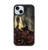 iPhone 15 Wood Phone Case - Rosina (Purple, 801622)