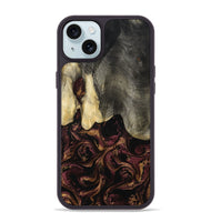 iPhone 15 Plus Wood Phone Case - Rosina (Purple, 801622)