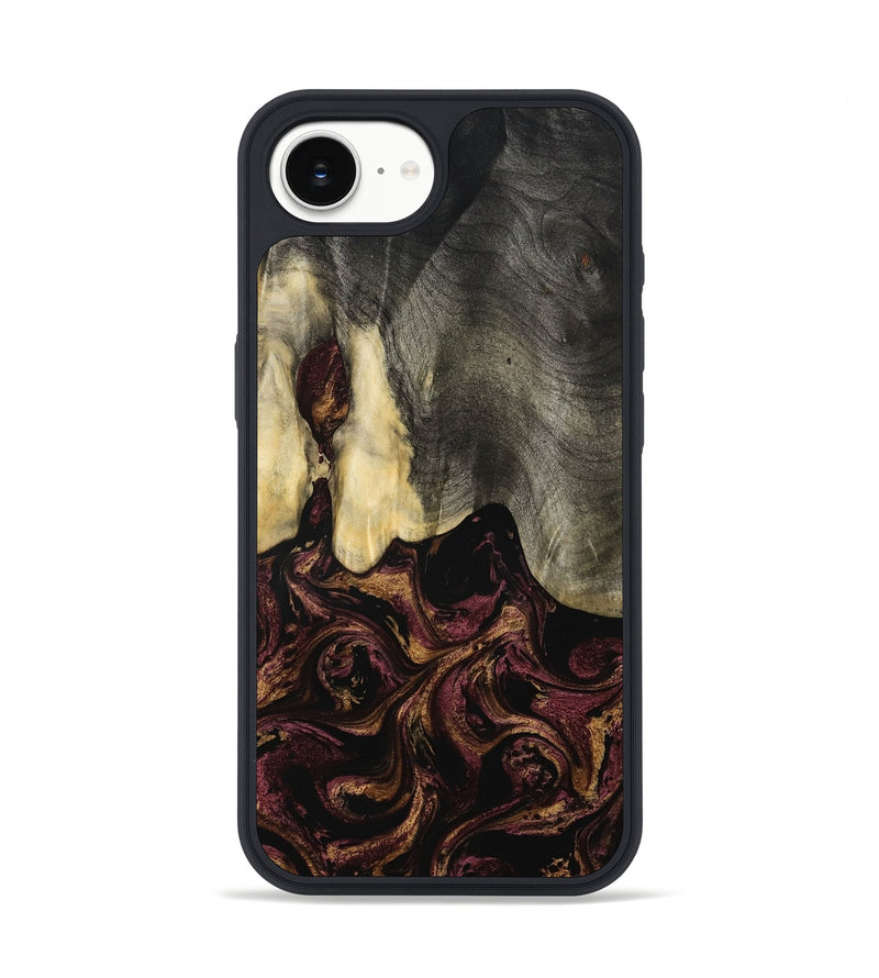 iPhone 16e Wood Phone Case - Rosina (Purple, 801622)