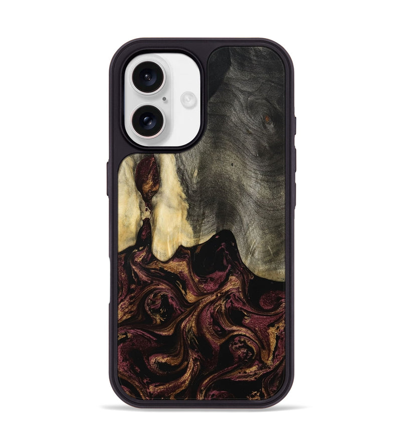 iPhone 17 Wood Phone Case - Rosina (Purple, 801622)