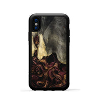 iPhone Xs Wood Phone Case - Rosina (Purple, 801622)