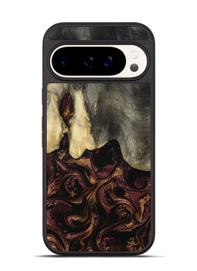 Pixel 9 Wood Phone Case - Rosina (Purple, 801622)