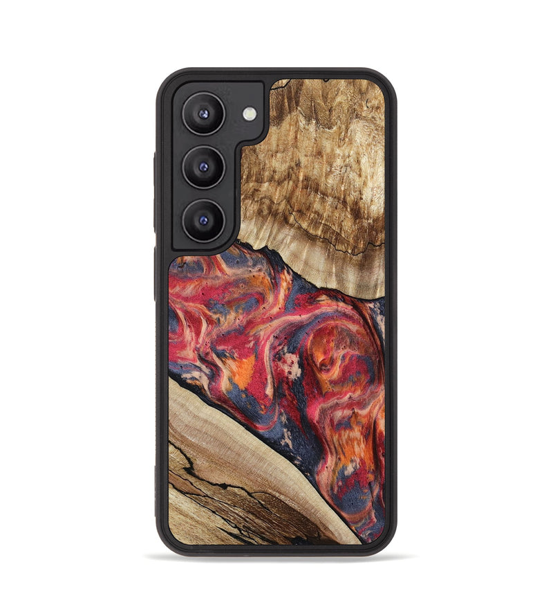 Galaxy S23 Wood Phone Case - Andy (Red, 801623)