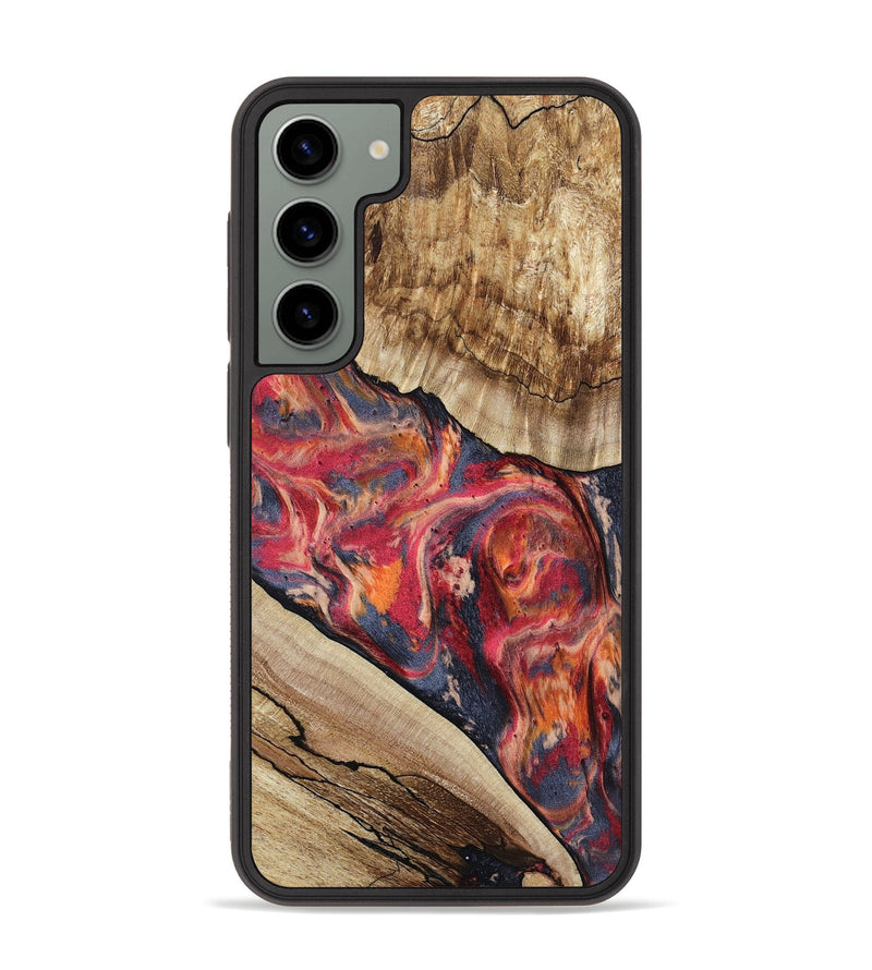 Galaxy S23 Plus Wood Phone Case - Andy (Red, 801623)