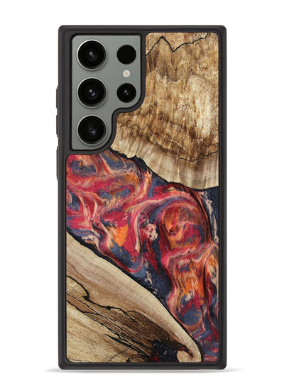 Galaxy S23 Ultra Wood Phone Case - Andy (Red, 801623)