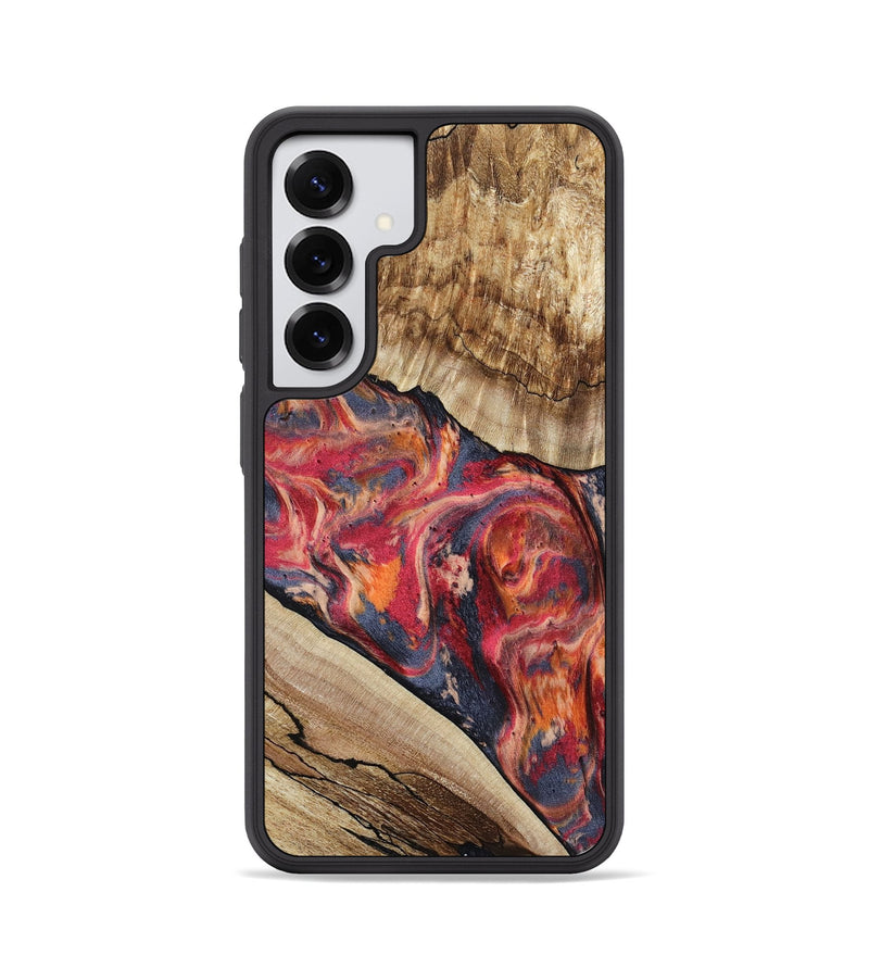 Galaxy S25 Wood Phone Case - Andy (Red, 801623)