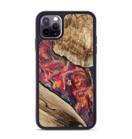 iPhone 11 Pro Max Wood Phone Case - Andy (Red, 801623)
