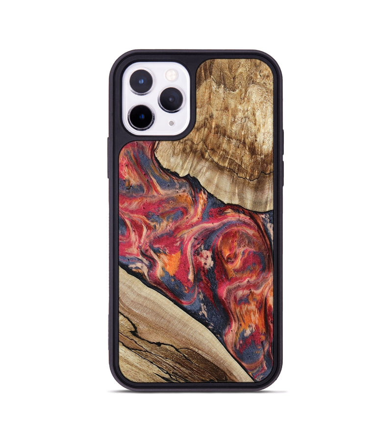 iPhone 11 Pro Wood Phone Case - Andy (Red, 801623)