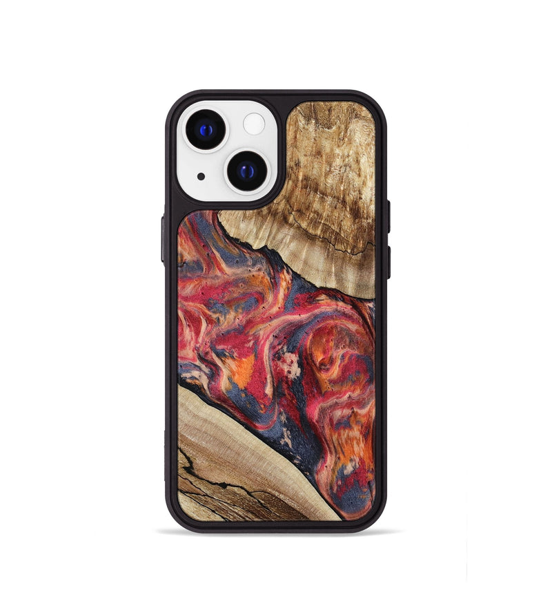 iPhone 13 mini Wood Phone Case - Andy (Red, 801623)