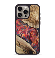 iPhone 15 Pro Max Wood Phone Case - Andy (Red, 801623)