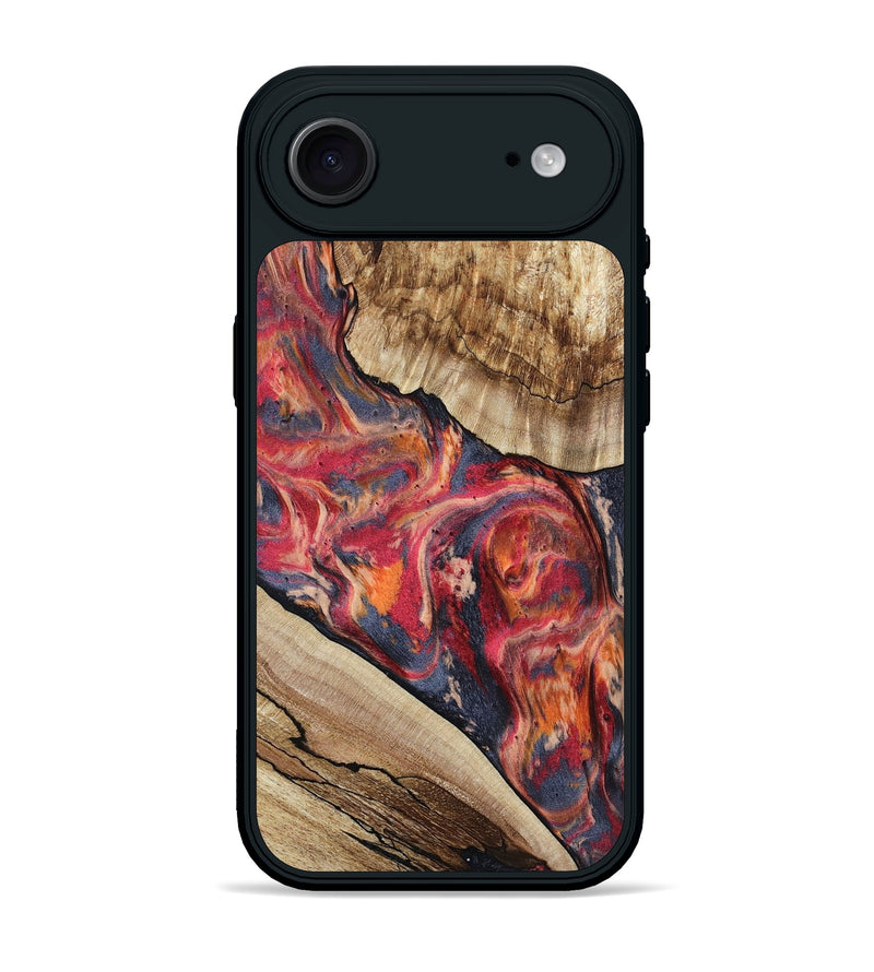 iPhone 17 Air Wood Phone Case - Andy (Red, 801623)