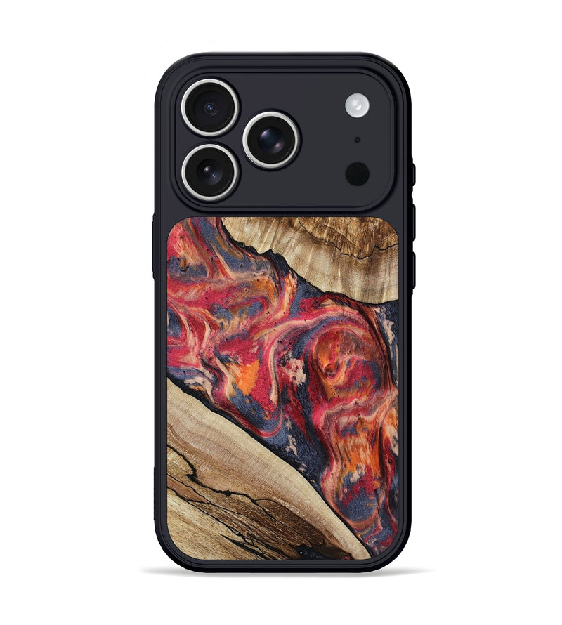 iPhone 17 Pro Wood Phone Case - Andy (Red, 801623)
