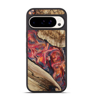Pixel 9 Wood Phone Case - Andy (Red, 801623)