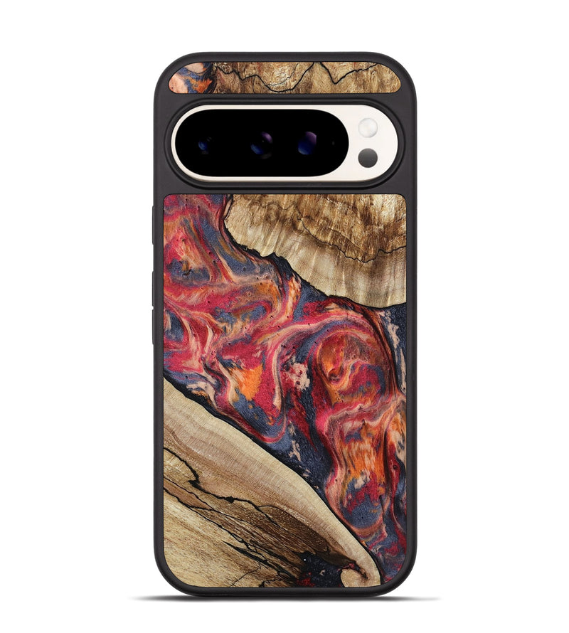 Pixel 9 Pro Wood Phone Case - Andy (Red, 801623)