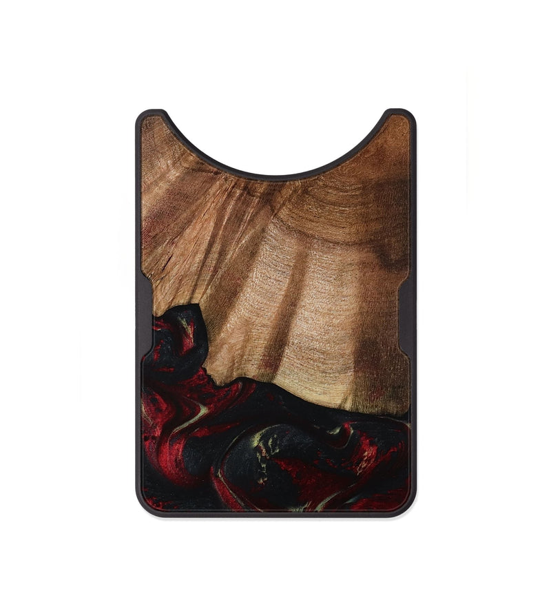 Alloy Wood Wallet - Jesse (Red, 801624)