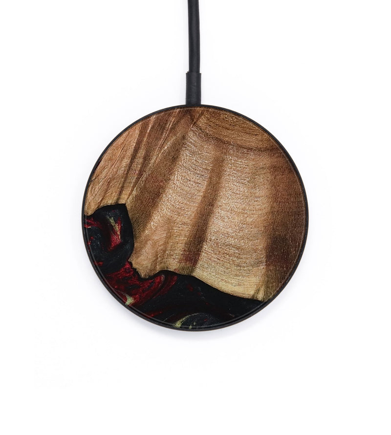 Circle Wood Wireless Charger - Jesse (Red, 801624)