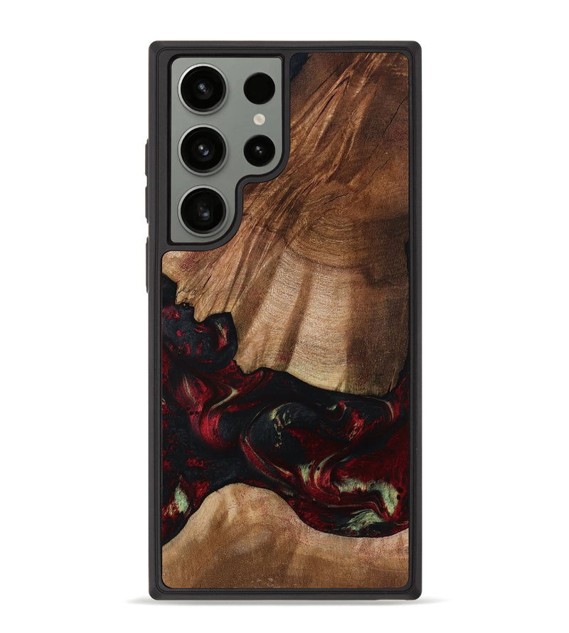 Galaxy S23 Ultra Wood Phone Case - Jesse (Red, 801624)