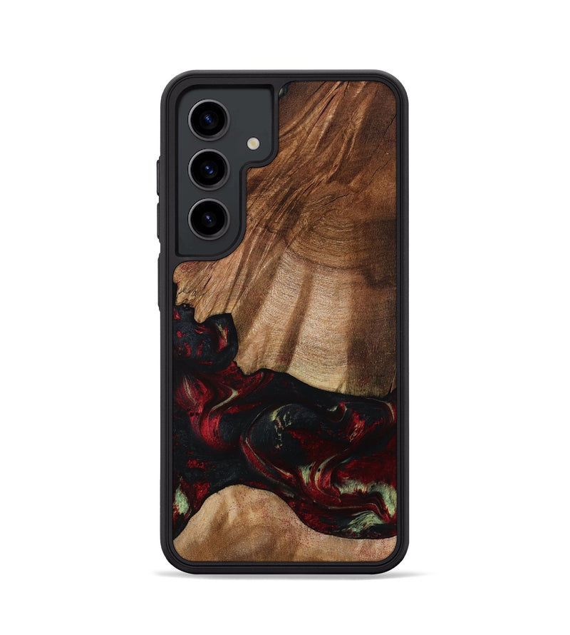 Galaxy S24 Wood Phone Case - Jesse (Red, 801624)