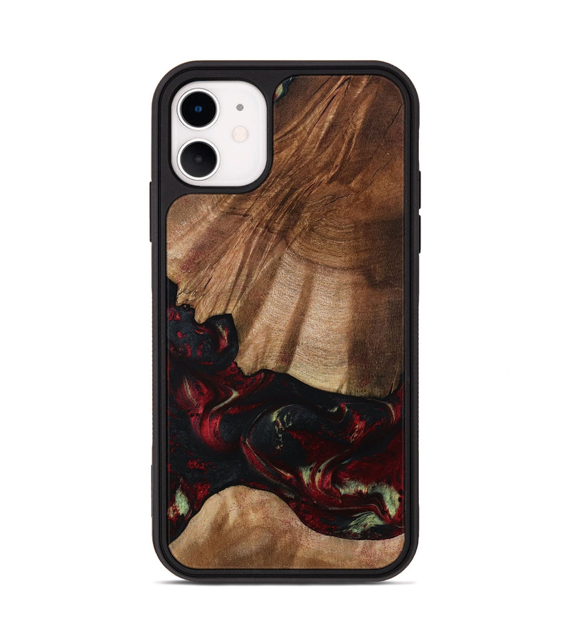 iPhone 11 Wood Phone Case - Jesse (Red, 801624)