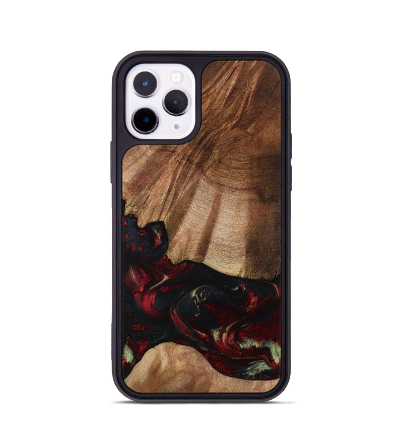 iPhone 11 Pro Wood Phone Case - Jesse (Red, 801624)