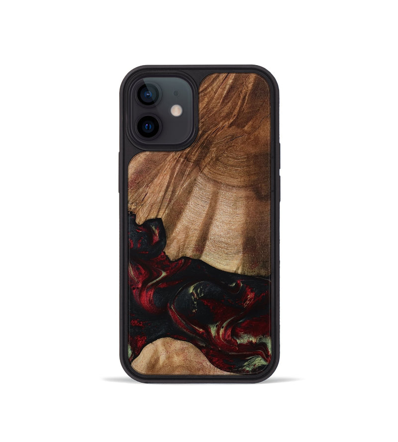 iPhone 12 mini Wood Phone Case - Jesse (Red, 801624)