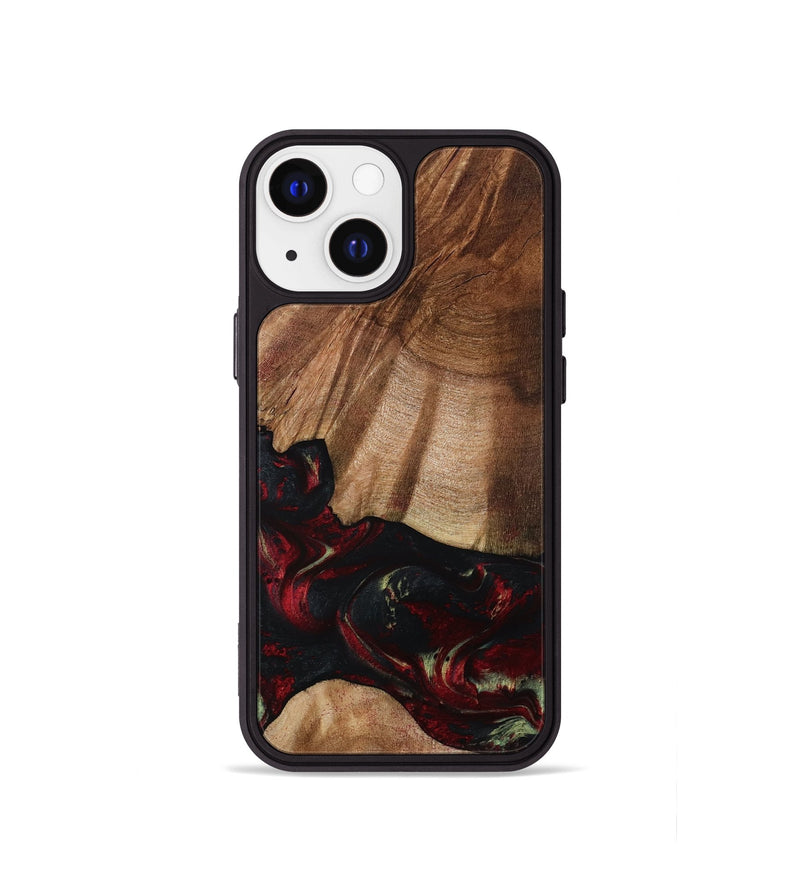 iPhone 13 mini Wood Phone Case - Jesse (Red, 801624)