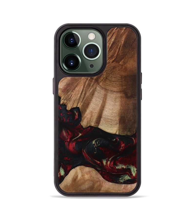 iPhone 13 Pro Wood Phone Case - Jesse (Red, 801624)