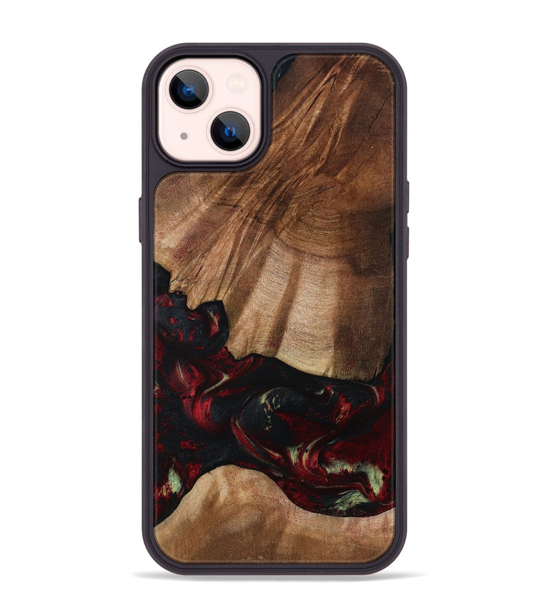 iPhone 14 Plus Wood Phone Case - Jesse (Red, 801624)