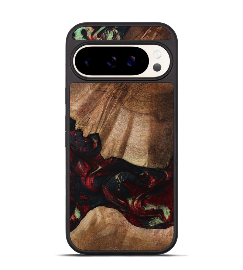 Pixel 9 Pro Wood Phone Case - Jesse (Red, 801624)