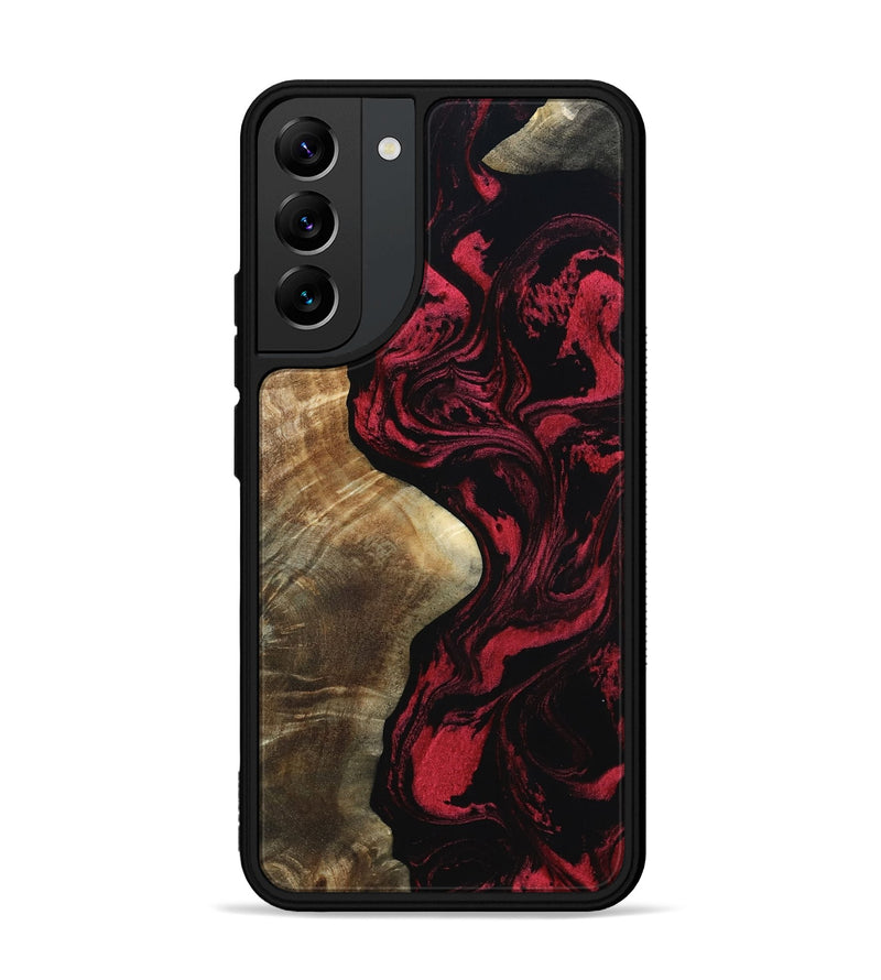 Galaxy S22 Plus Wood Phone Case - Mat (Red, 801626)