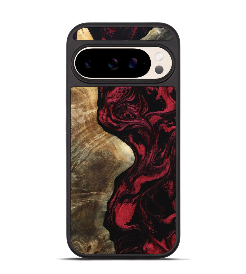 Pixel 10 Wood Phone Case - Mat (Red, 801626)
